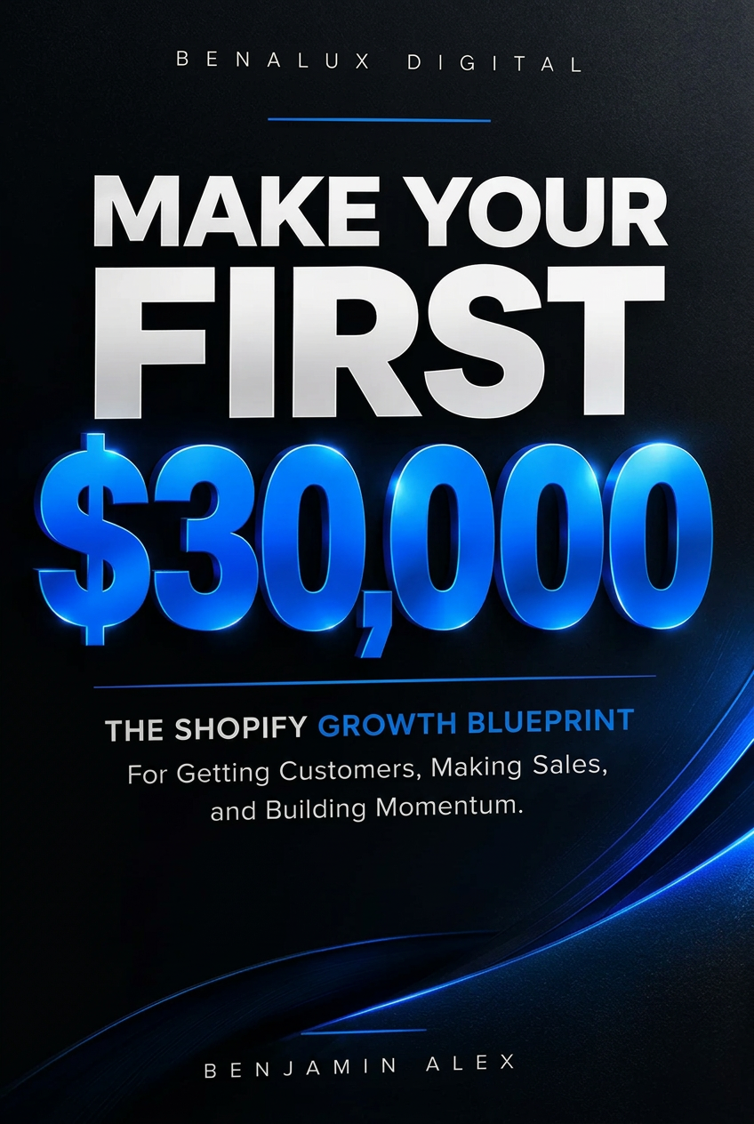 Make Your First $30,000 — course artwork